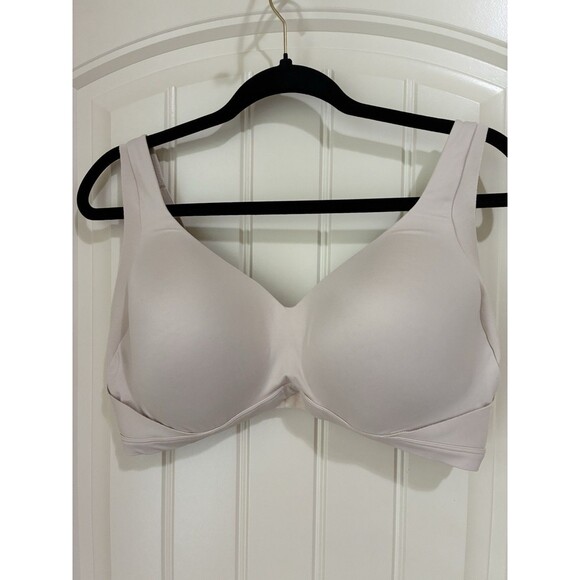 Warners RN 36543 Beige Nylon Wireless T Shirt Bra Size XL - Picture 1 of 2